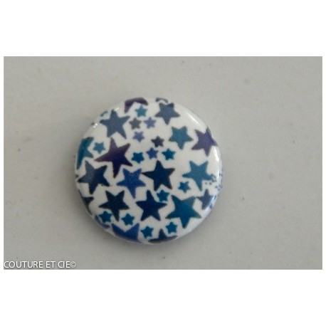 Petit Magnet Liberty Adelajda bleu dans Magnets 25 mm par Couture et Cie